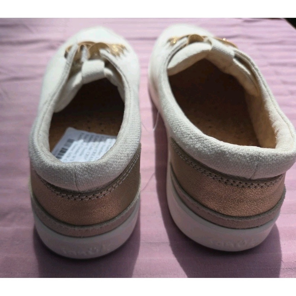 Sanuk Lido‎ Lite Glam Sparkle Women's Cream Size 7 - Picture 3 of 10